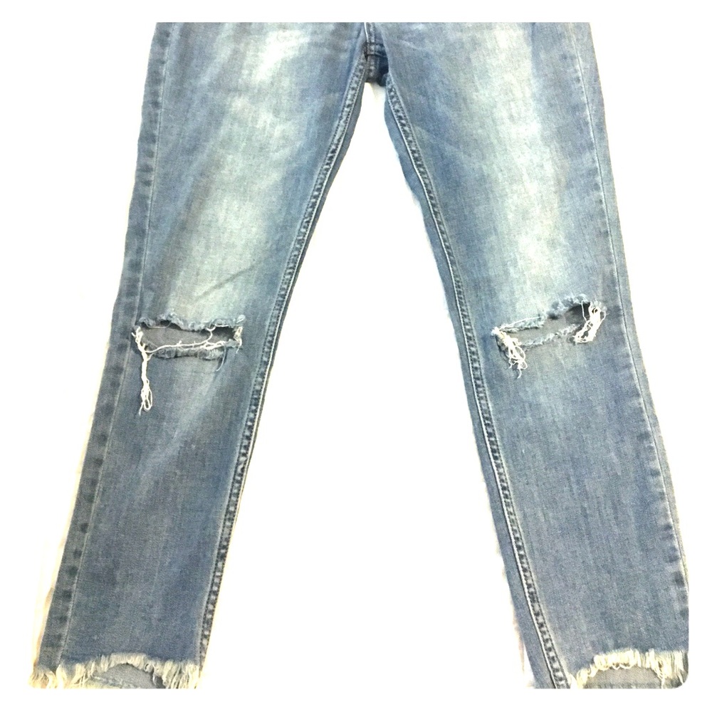 Free People Skinny Cropped Jeans